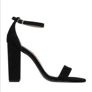 Steve Madden Black Ankle Strap Heels